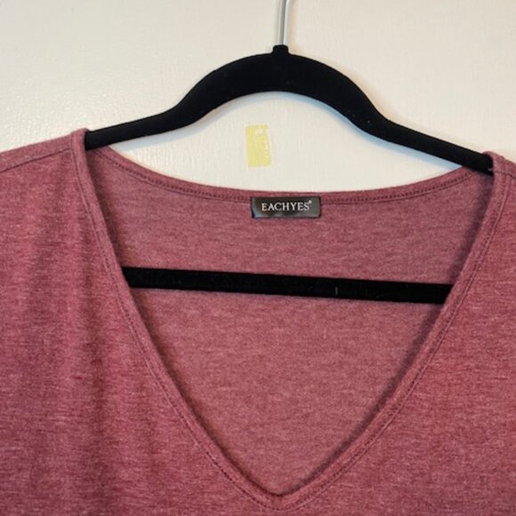 Eachyes red and Lace short sleeve top - Picture 6 of 8